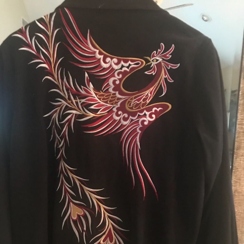 Bob Mackie Black Zippered Jacket ❤️❤️M